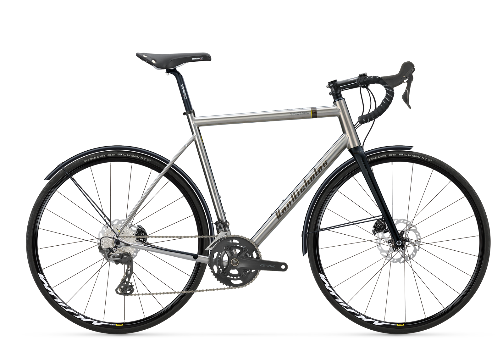 Titanium touring bike sales disc brakes